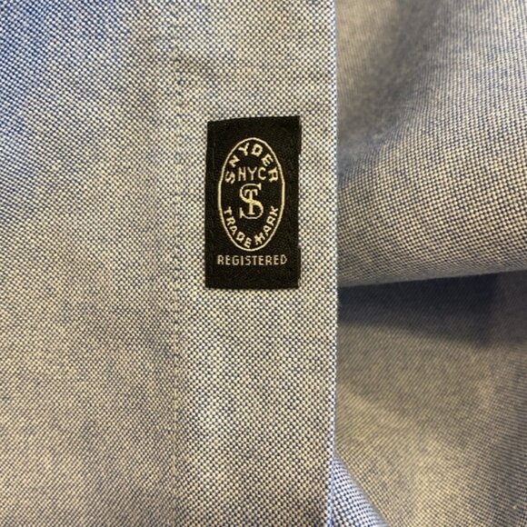 Todd Snyder Japanese Selvedge Oxford LS Button Down Shirt Sz M - Picture 6 of 7